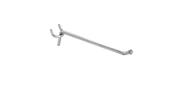 GANCIO PER PANNELLO FORATO TIPO 'SEMPLICE' 20 cm - 100 pezzi