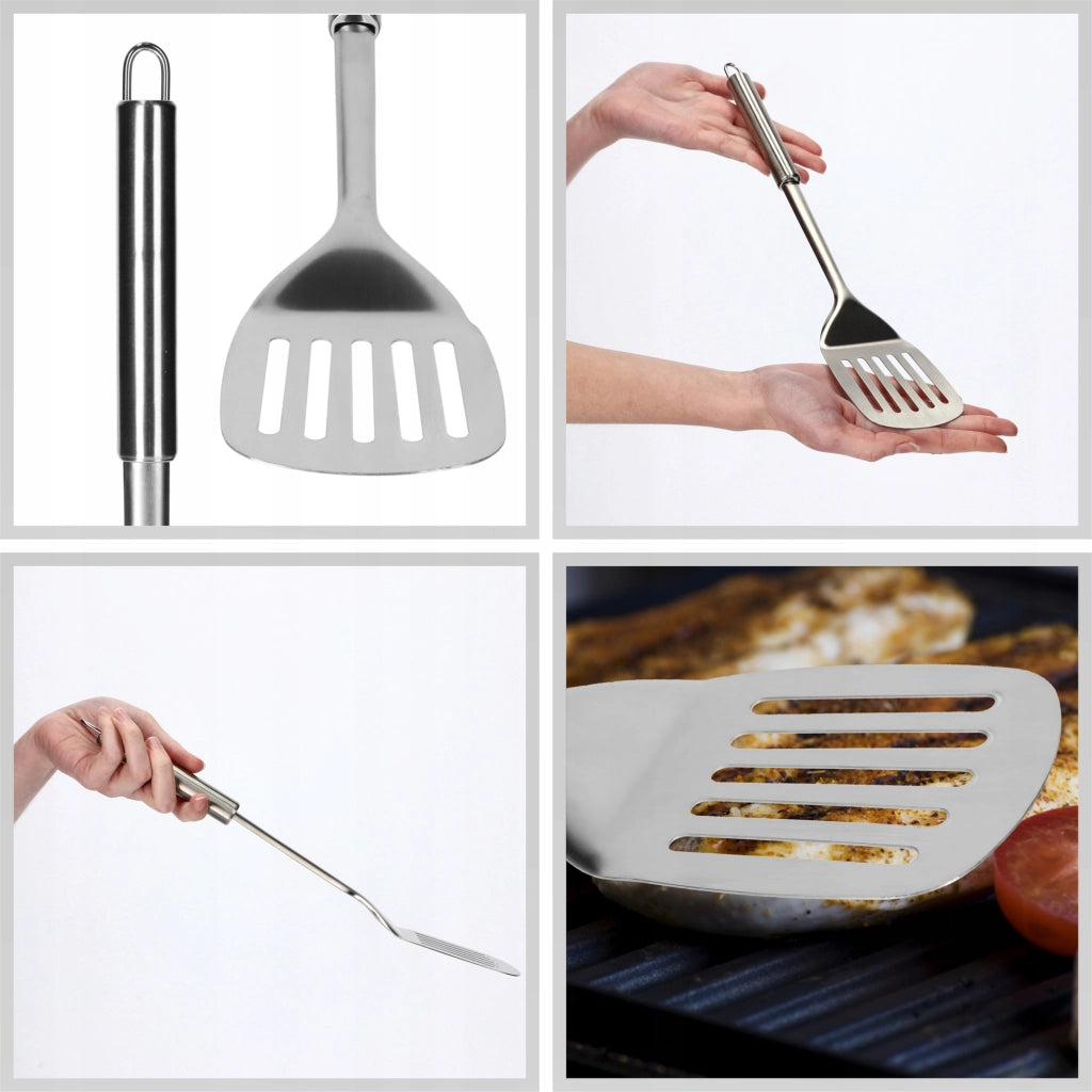 Spatola per pancake KADAX, cucchiaio da cucina in acciaio, 35 cm