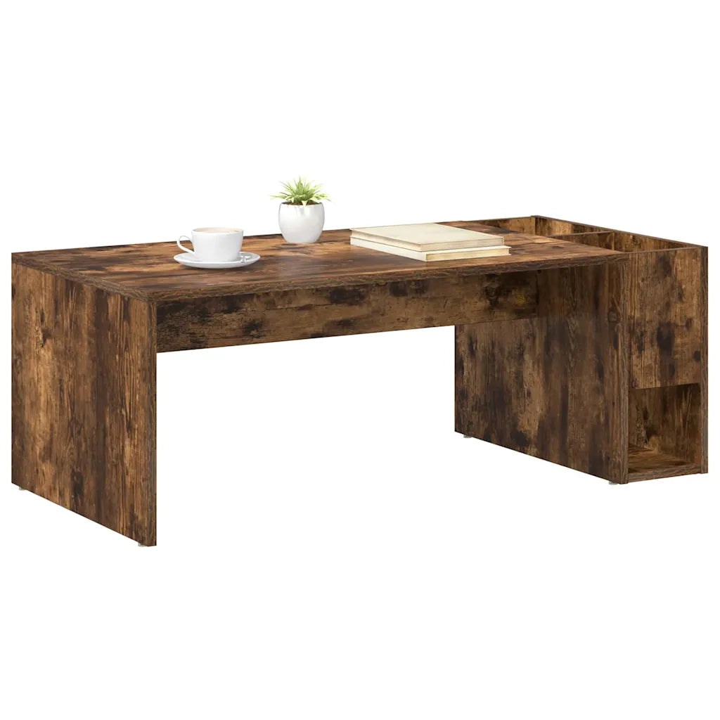 Tavolino da salotto Rovere fumé 101,5 x 50 x 37 cm 891196