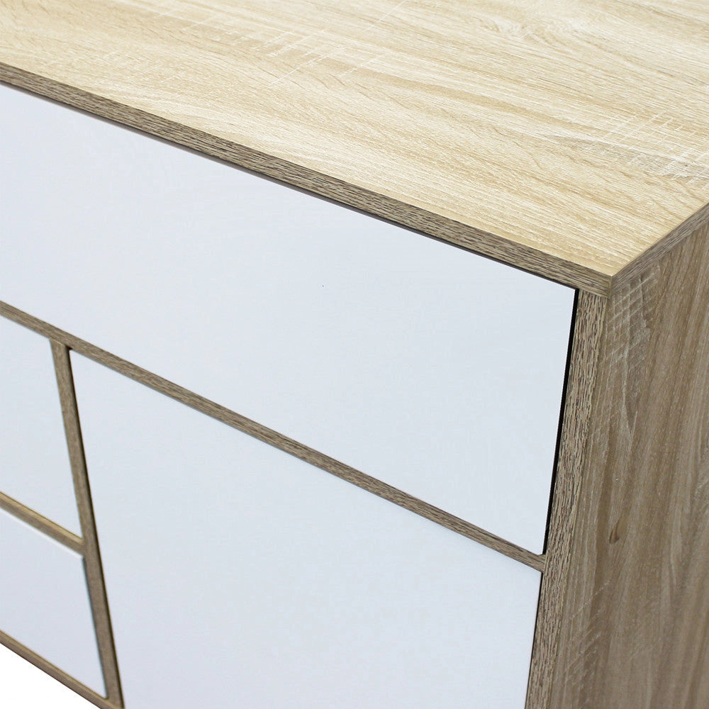 Mobile Emory 119x39,5x85,6 h cm in Truciolare bilaminato Bianco