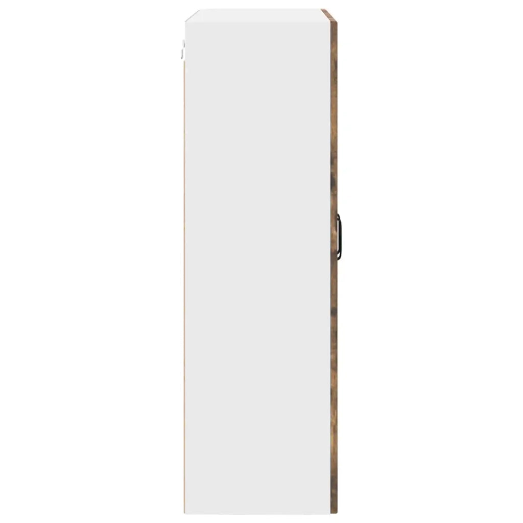 Mobile in vetro da parete PORTO Rovere fumé 80 x 31 x 100 cm 885510