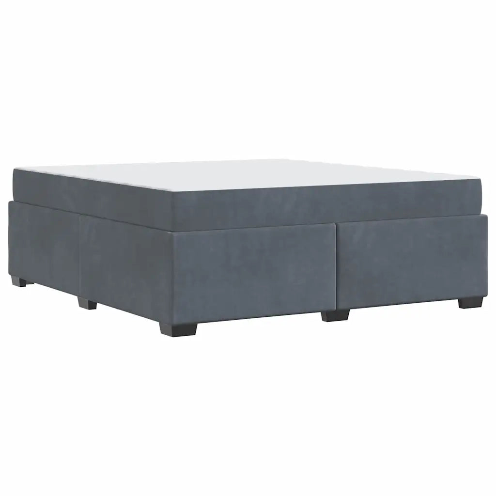 Struttura del letto Grigio scuro 180 x 200 cm Tessuto 3399303