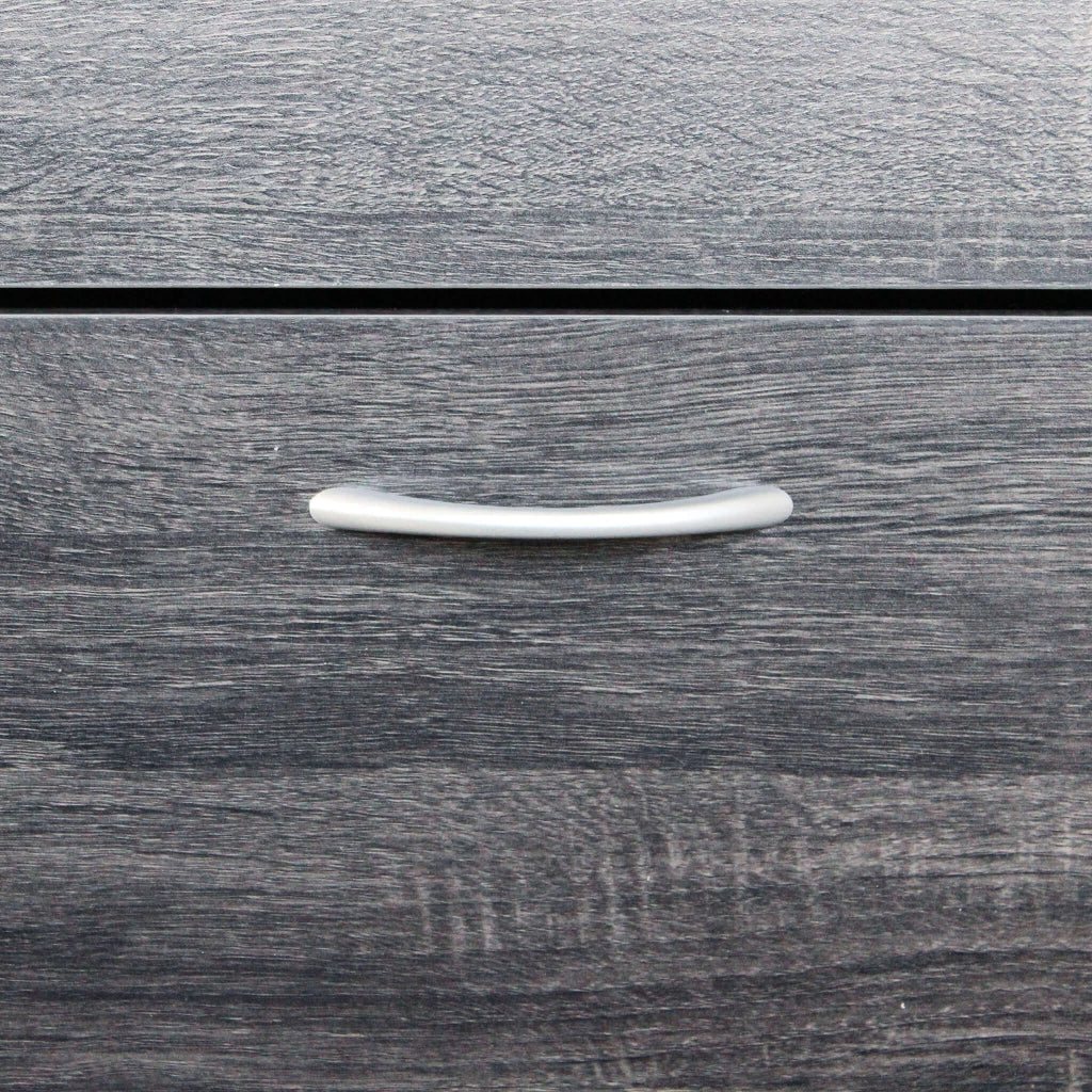 SCARPIERA VICKY GRIGIO SCURO CON 3 ANTE A RIBALTA 60 X 24 X H115 CM