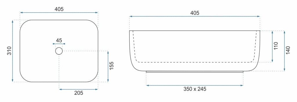 Lavabo Da Appoggio Rea Demi Mini Aiax Shiny