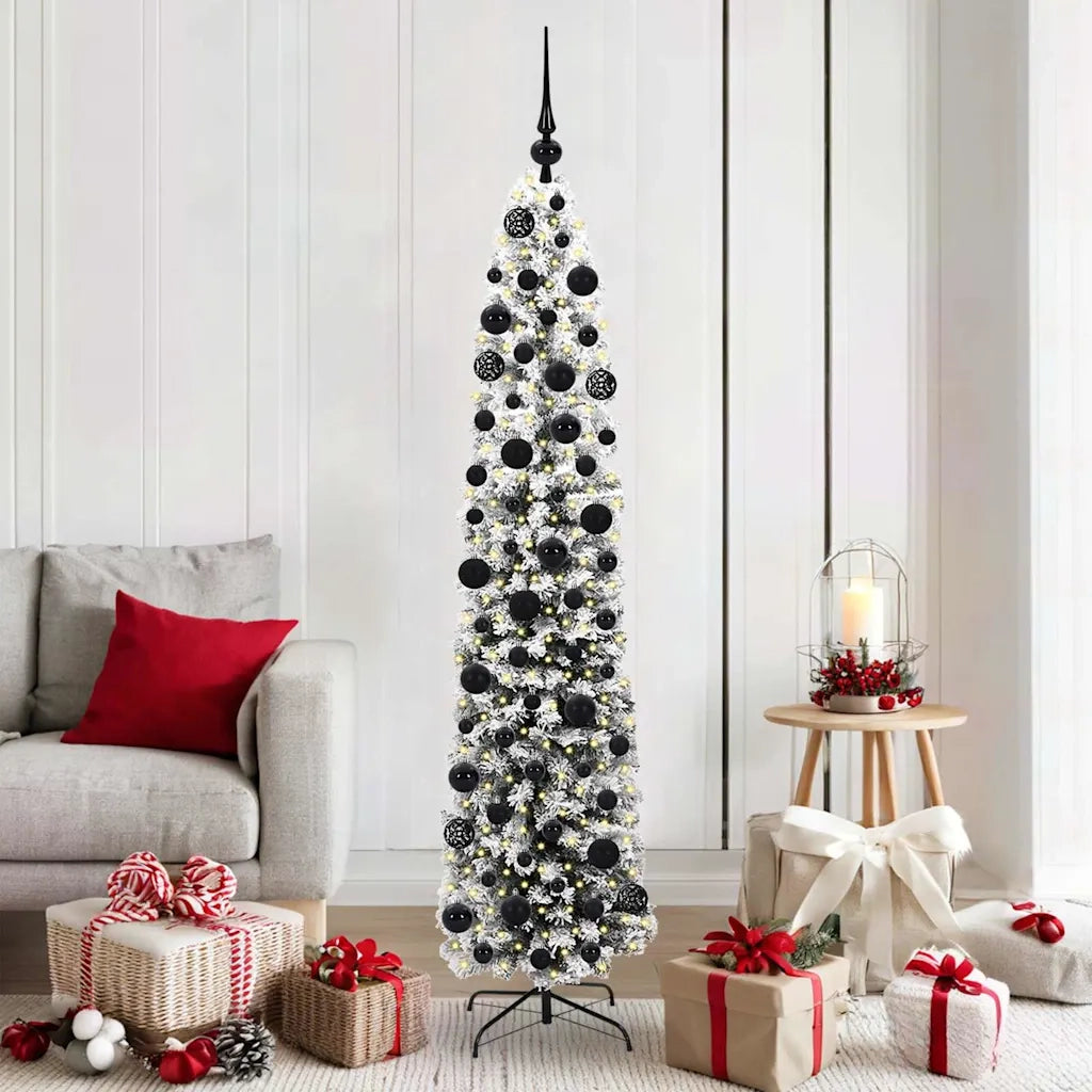 Albero di Natale artificiale con 300 LED Verde 180 cm