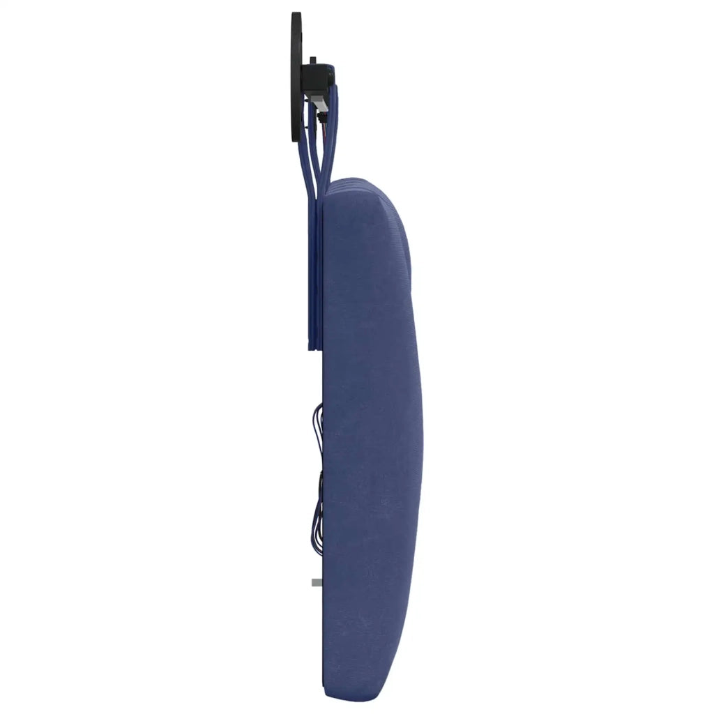Testiera | Testata sospesa Con luce LED Blu Polizia Velluto