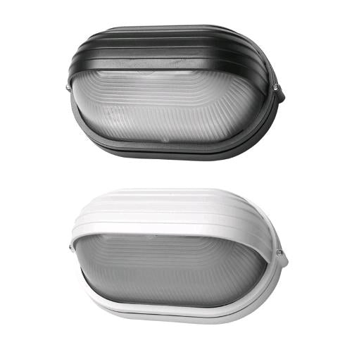 Plafoniera da Giardino PALPEBRA OVALE MINII BIANCA 21,5x11x10 cm E27 IP44 in Scatola