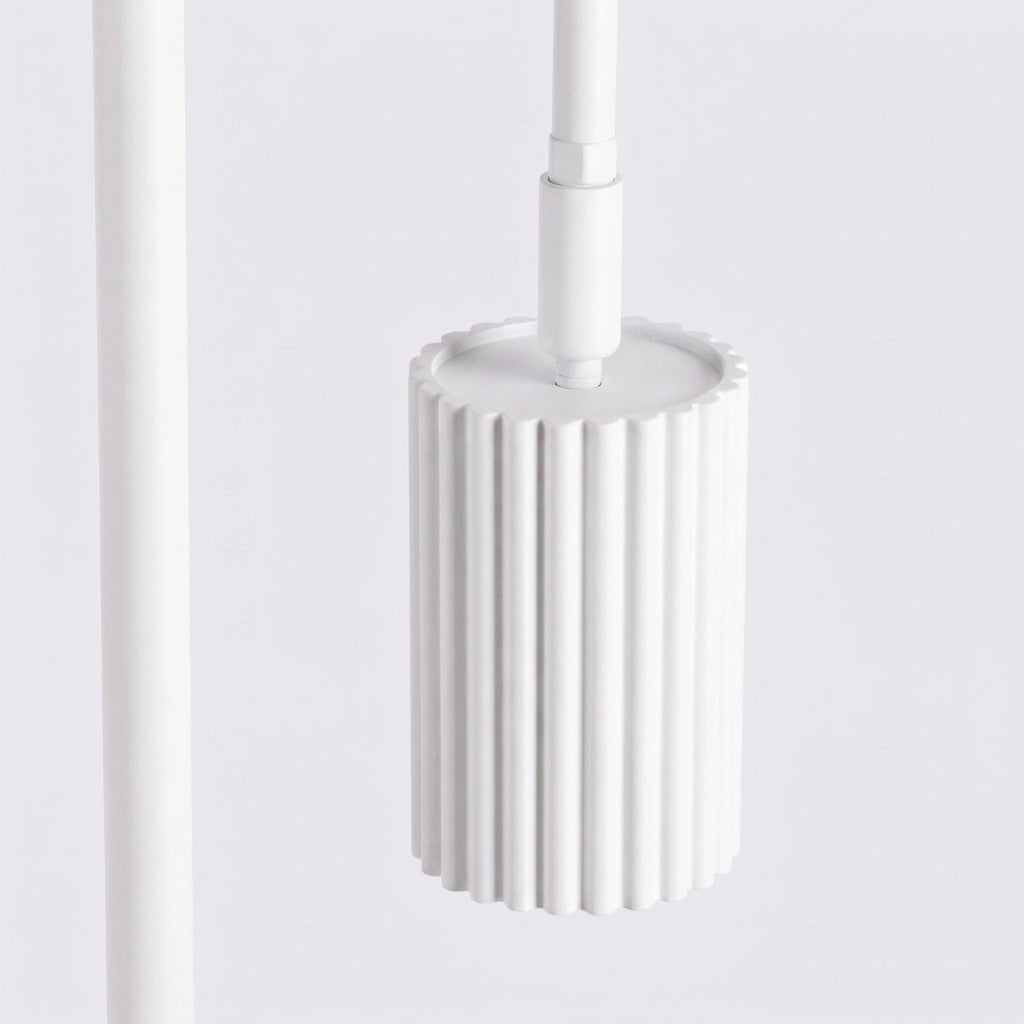 Lampada da terra KARBON 1 bianco