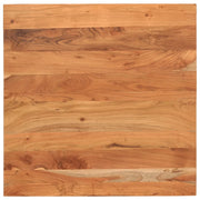 Piano per Tavolo 90x90x2,5 cm Quadrato Legno Massello di Acacia