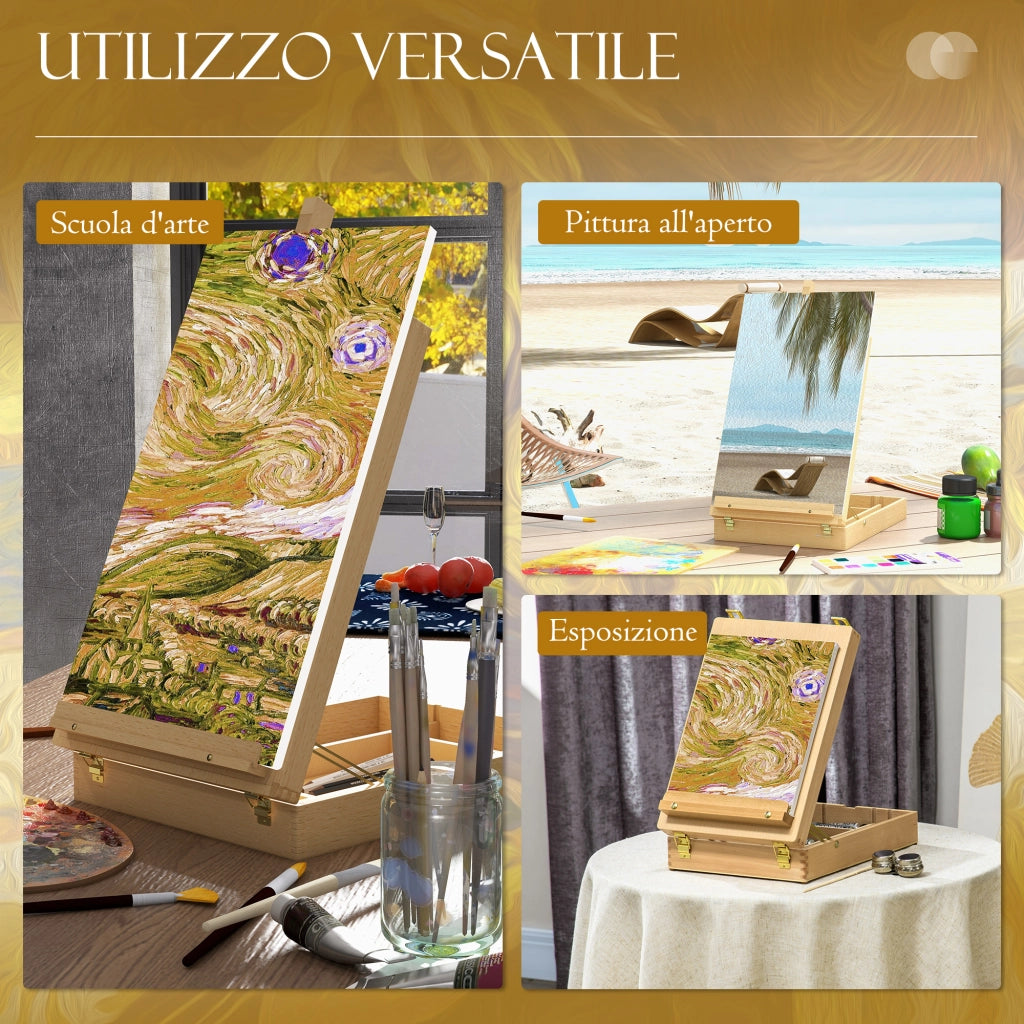 Tavolo Pieghevole Regolabile ¨C zephmum ¨C Legno