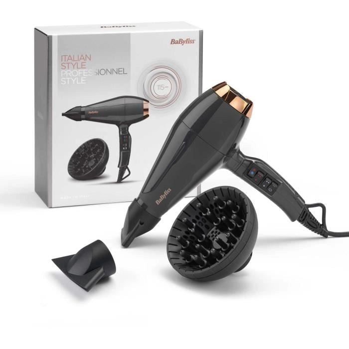 Babyliss 6719 Abiti professionali - Diffusore professionale - motore AC - Potenza 2200W