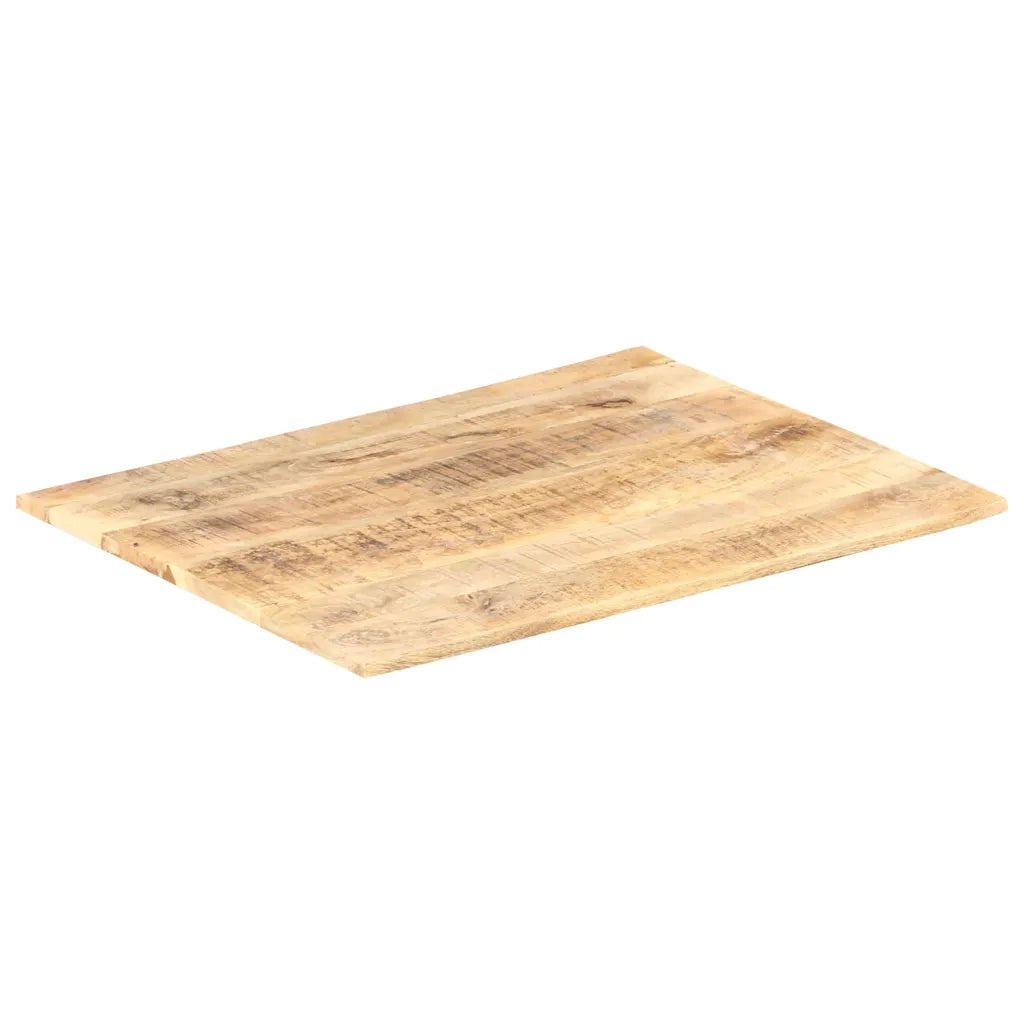 vidaXL Piano Tavolo in Legno Massello di Mango 15-16 mm 80x70 cm