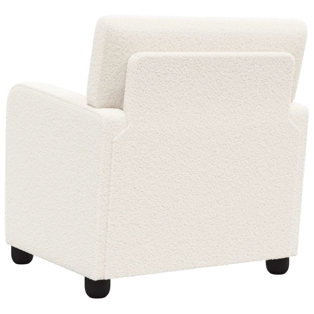 Poltrona Crema Pelliccia sintetica di agnello 42043407