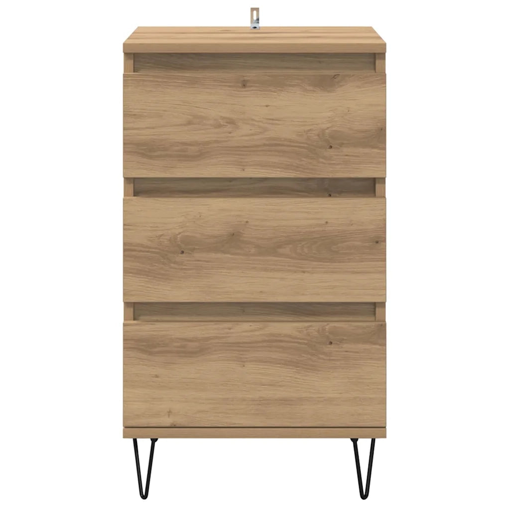 Credenza con Cassetto-Buffet-Armadio da cucina Rovere artigianale 40 x 35 x 70 cm 122391