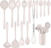 Set di accessori da cucina in silicone - Set di accessori da cucina - Senza BPA - Sospeso - Set di accessori da cucina con supporto - Qualità robusta - Resistente al calore - In silicone - Accessori da cucina