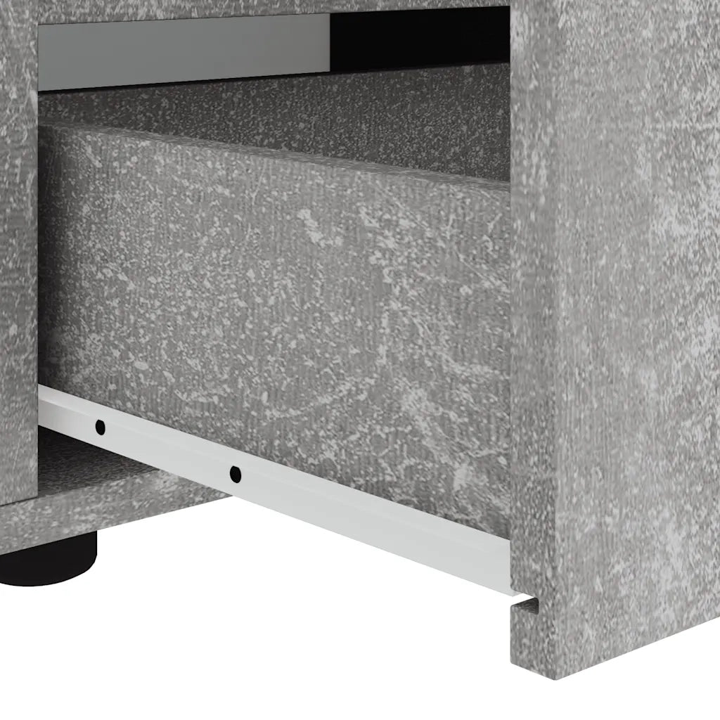 vidaXL Mobile TV VISNES Grigio Cemento 60x40x38 cm Legno Multistrato