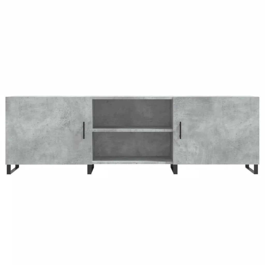 Mobile Porta TV-Mobile per TV-Credenza TV Grigio Cemento 150x30x50cm in Legno Multistrato 235421