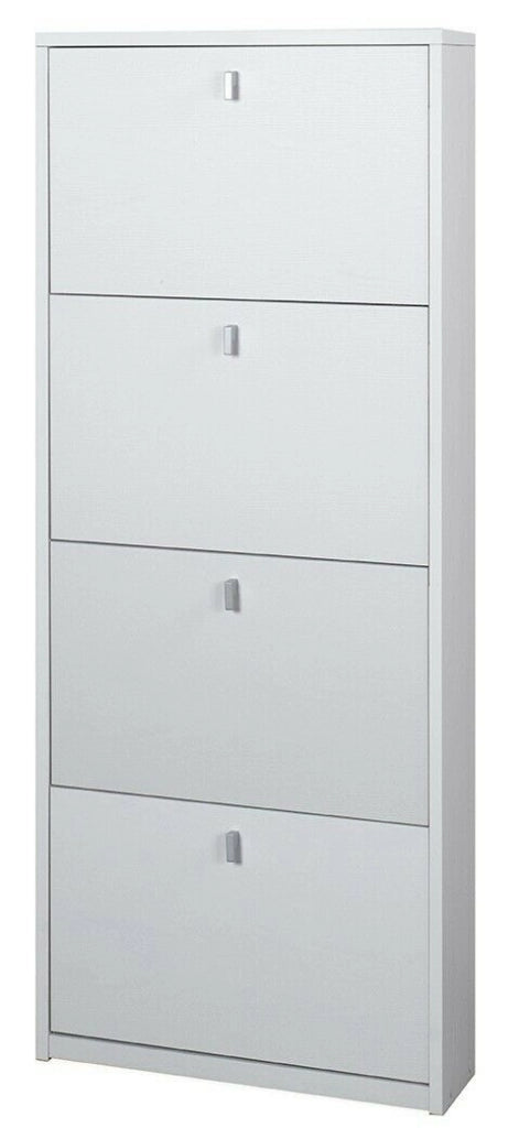 KIT MOBILE SCARPIERA 4 ANTE CON RIBALTA H154 L63 P18 Cm FINITURA BIANCO SARMOG Sk554k