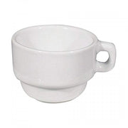 Tazza cappuccino - the' roma 17 cl impilabile porcellana saturnia * acquisto minimo confezione 12 pezzi *