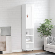 Credenza 34,5x34x180 cm in Legno Multistrato Bianco Lucido 3200299