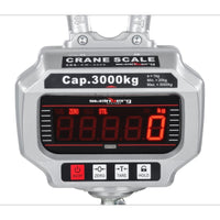 Gancio per pesatura industriale professionale grigio 3t/1kg 3414100