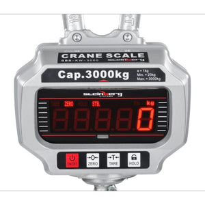 Gancio per pesatura industriale professionale grigio 3t/1kg 3414100