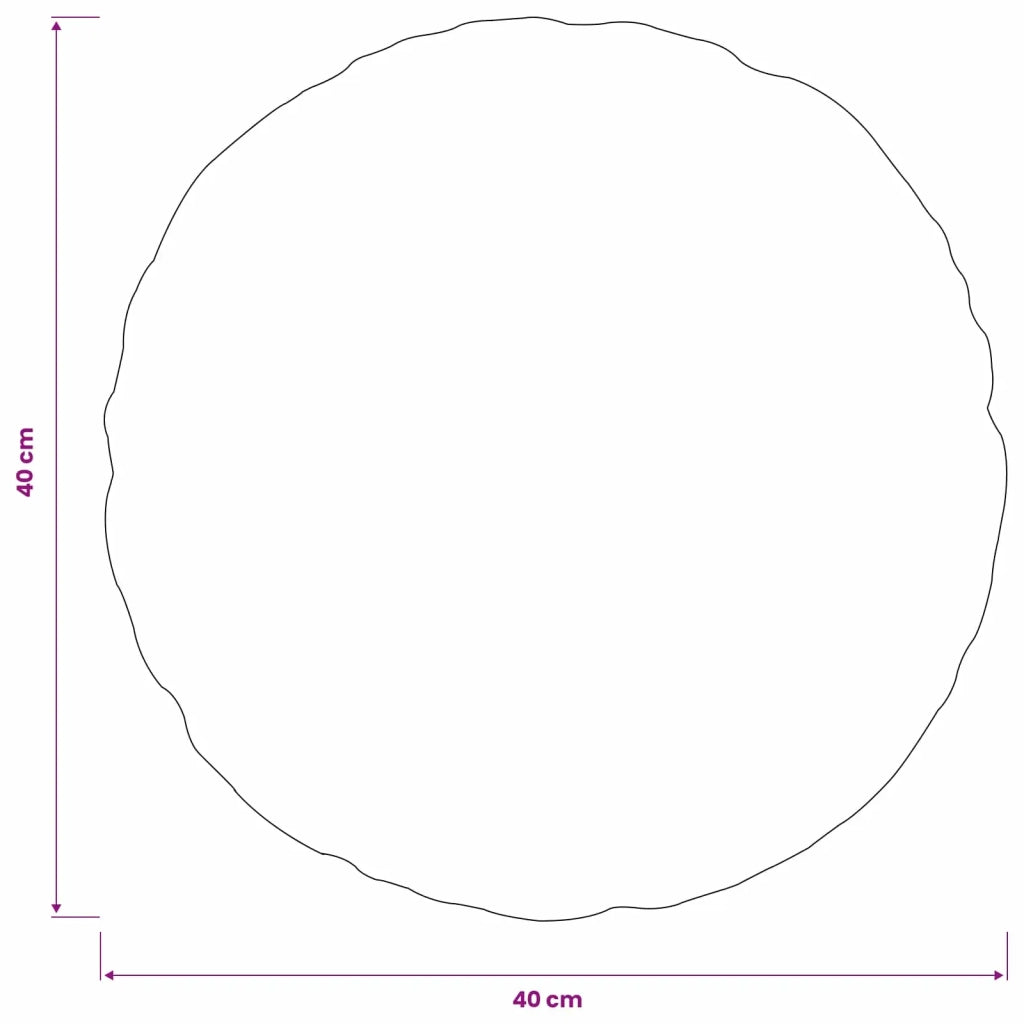 Federa 2 pz HEERLEN Tortora Ø 40 cm Tessuto Chenille 922319