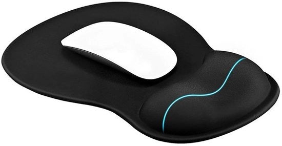 Supporto Ergonomico per Mouse XXL - Supporto per Mouse Gaming - Base Antiscivolo - Materiale Duraturo - Supporto per Mouse con Gel Comfortevole