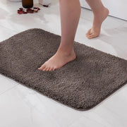Tappeto di assorbimento antiscivolo per bagno - piccolo tappeto per bagno, camera da letto, cucina - 40x60 cm colore caffè.
