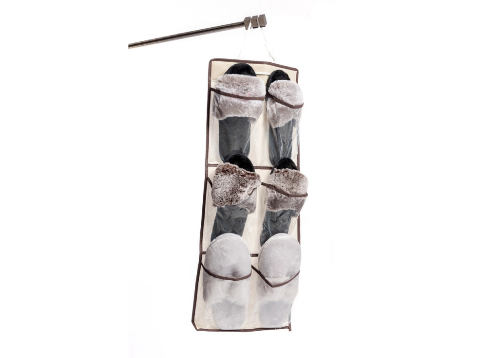 Organizer Spazio 6 Tasche Scarpiera Armadio Organizzatore Guardaroba Scarpe Ciabatte - 5 Pezzi - Scarpe