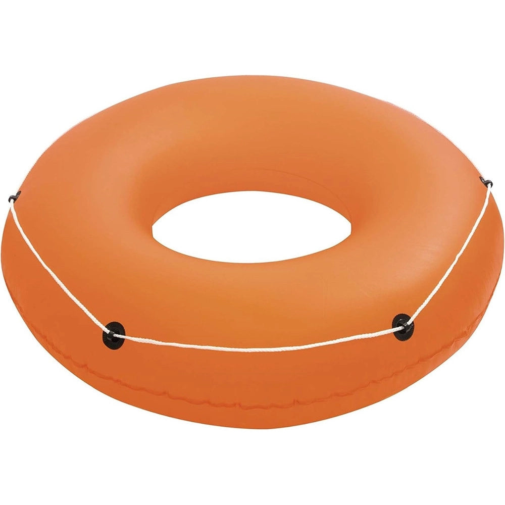 Trade Shop - Ciambella Salvagente Gonfiabile Galleggiante Con Corda Summer Blast Da 119 Cm 36120 -