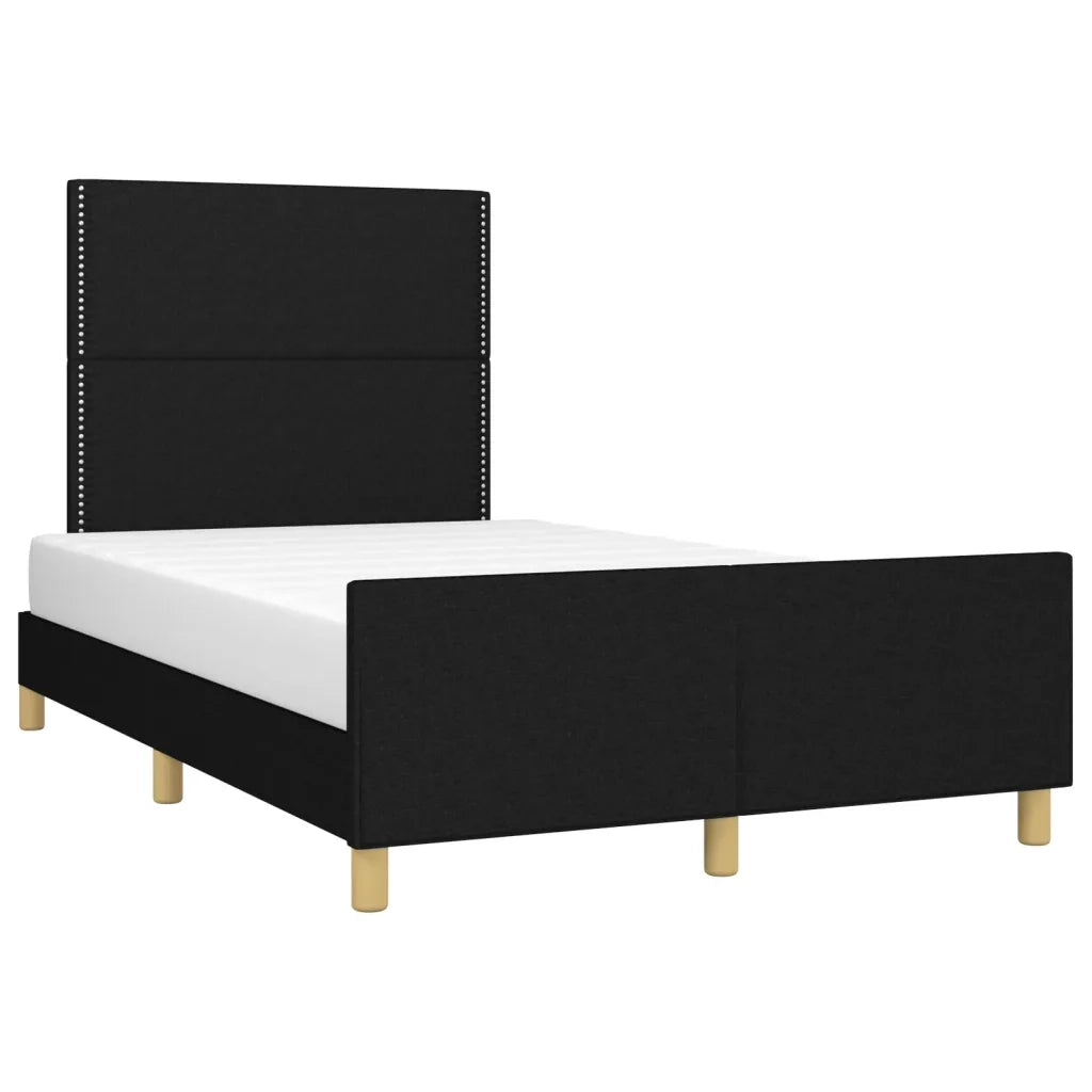 Giroletto senza Materasso Nero 120x200 cm Tessuto 3124962