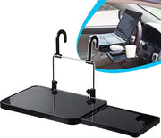 Tavolo multifunzionale per auto, volante, tavolo, laptop, scrivania per volante, sedile passeggero, nero
