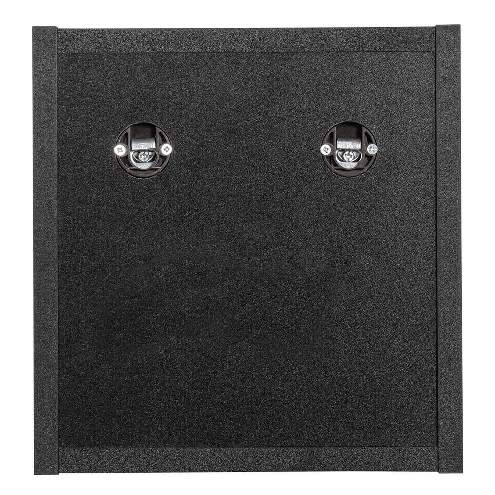 Mensola da Parete NEWPORT con Scomparto Aperto 27x25x21 cm - Nero [en.casa]