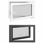 Finestra per Soffitta RISOR 90 x 60 cm PVC e Vetro Antracite CFW9424935