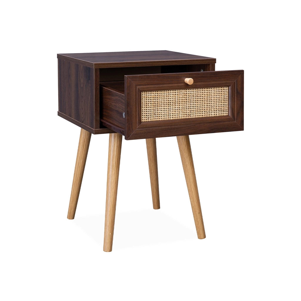 Set di 2 comodini effetto legno scuro i sweeek