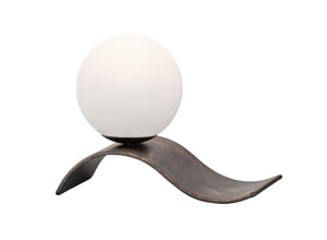 Lampada tavolo da Interno  E14 in Metallo Rame Antico