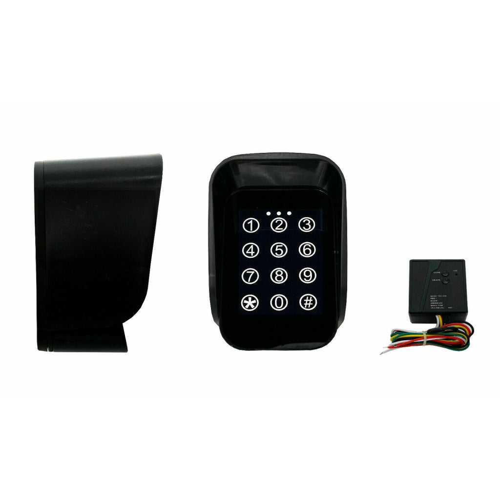 TASTIERA SELETTORE PER COMANDO CANCELLI GARAGE PORTE INGRESSI CONDOMINIO 12V 24V