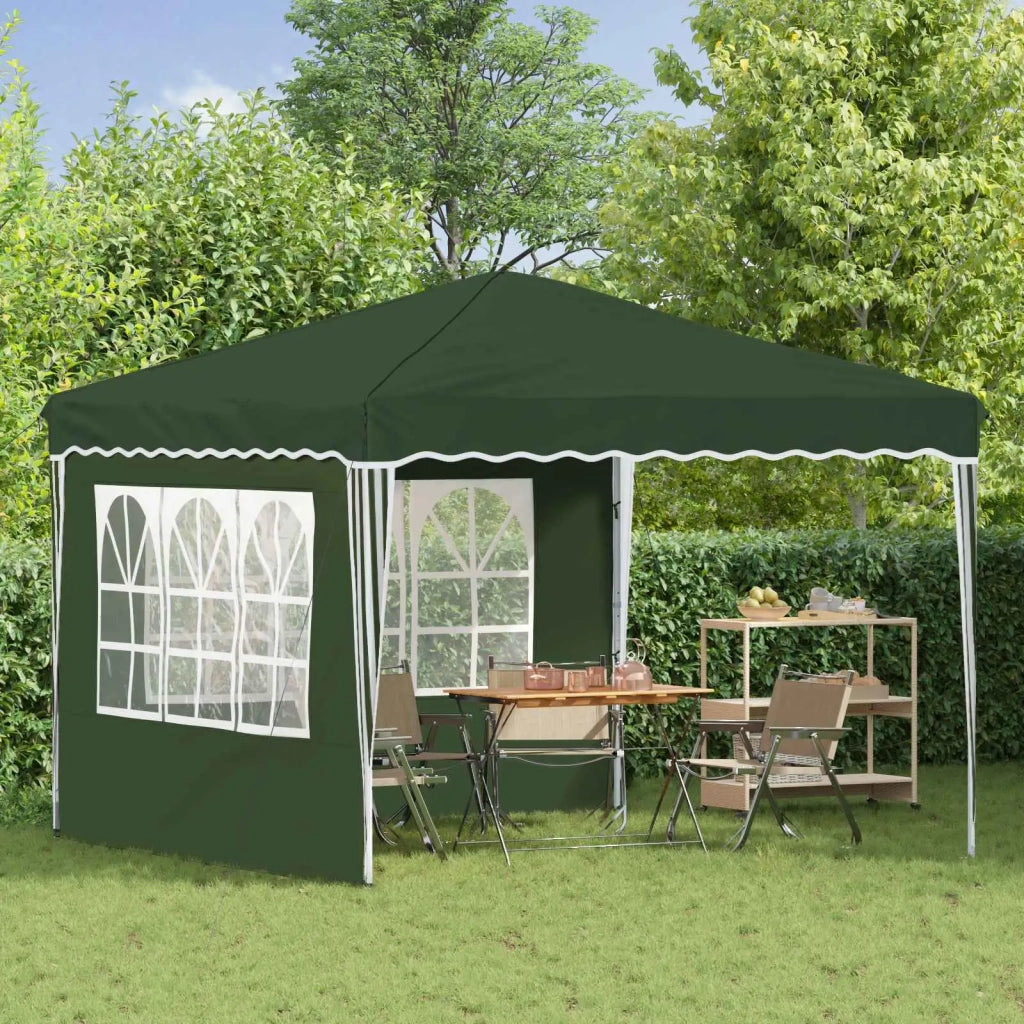 Tenda per feste a pop-up-Gazebo Verde 288 x 288 x 245 cm 450714