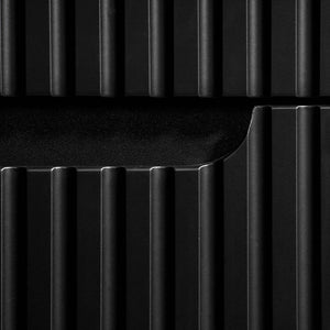 Armadietto Pensile NEWPORT con Anta e Ripiano 30x60x40 cm - Nero [en.casa]