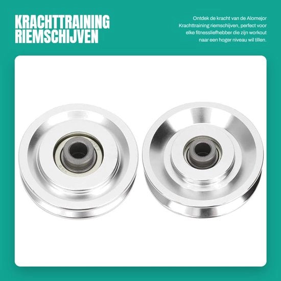 Rim di esercizio in lega di alluminio - Fitness catena - Allenamento di forza - Resistente allo scorrimento - Leggero - Diametro interno 10,5 mm