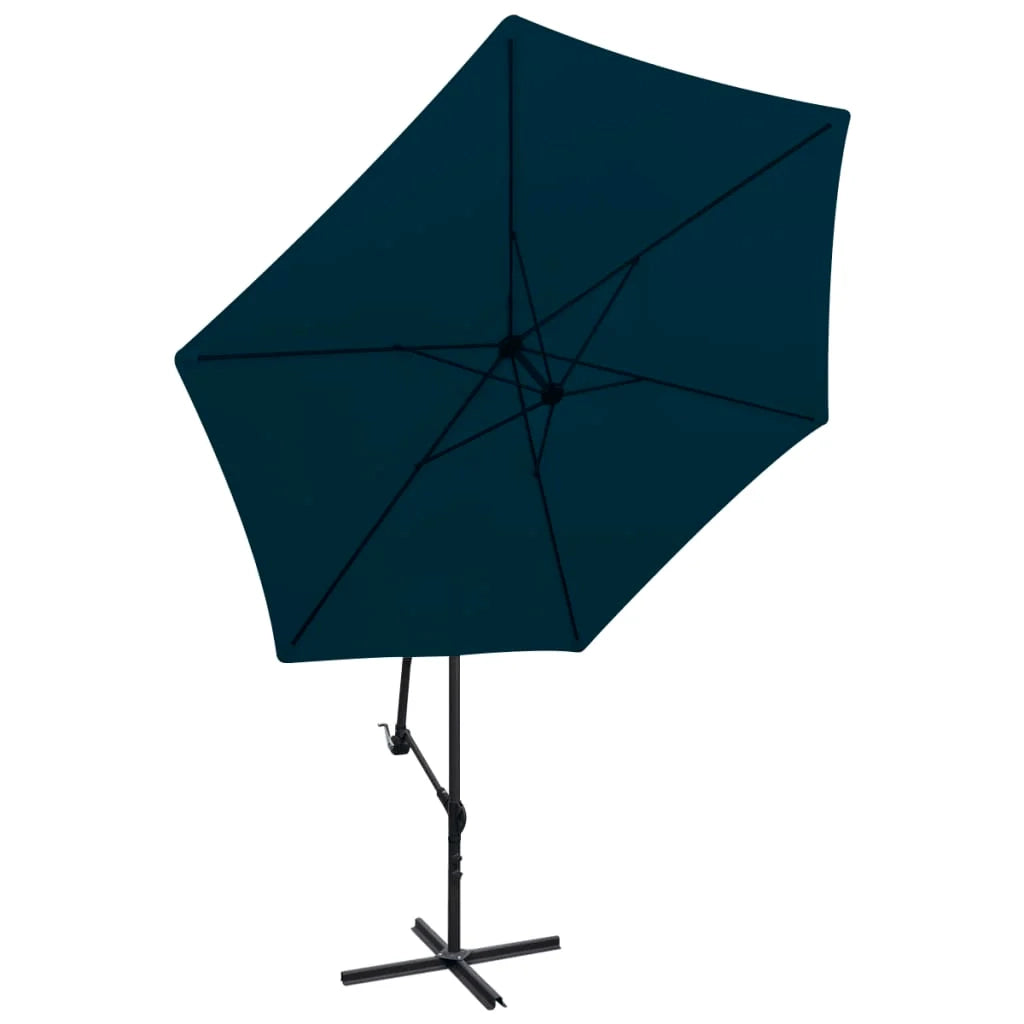 Ombrellone da giardino a sbalzo da 3 m blu 02_0008599