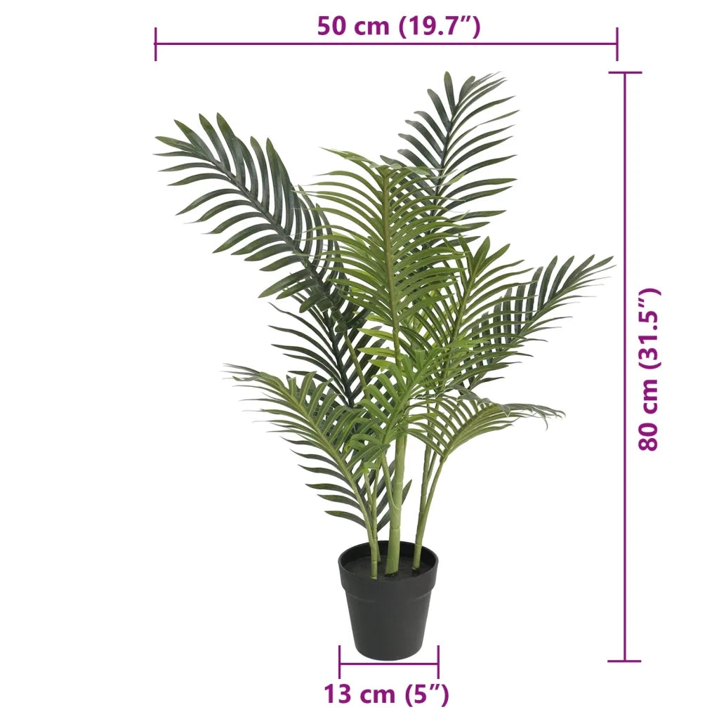Palma Artificiale Verde 80 cm in PP CFW2282577