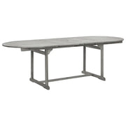 Tavolo da Pranzo per Esterni (160-240)x100x75cm Massello Acacia 316572
