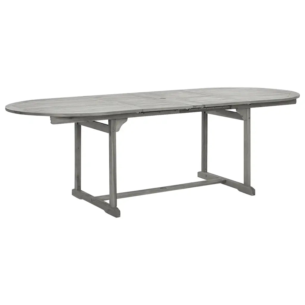 Tavolo da Pranzo per Esterni (160-240)x100x75cm Massello Acacia 316572