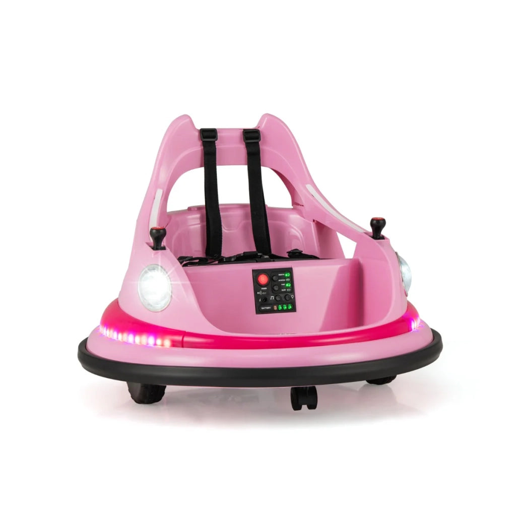 Autoscontro elettrica 67 x 64,5 x 48,5 cm doppio joystick sicura atmosfera divertente rosa PP 20_0017347