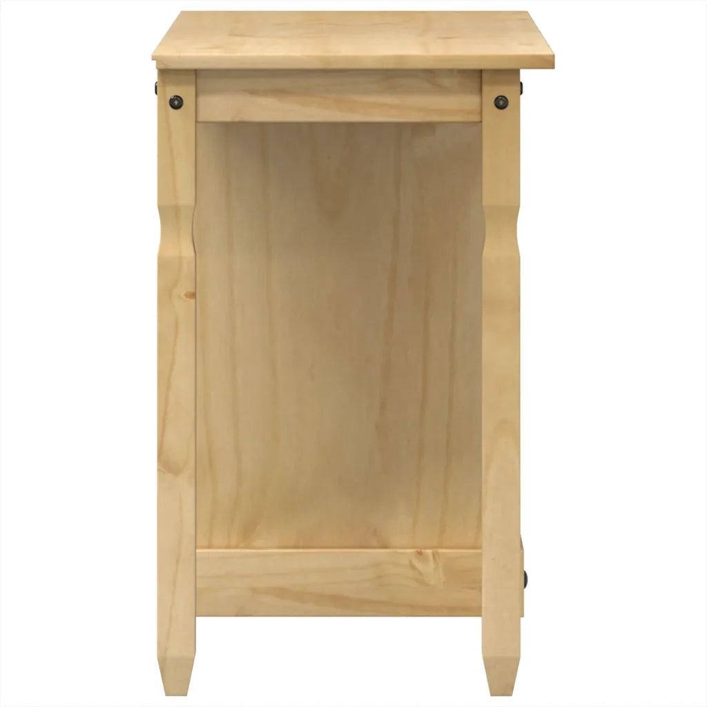 Toeletta Corona 110x47x75 cm in Legno Massello di Pino