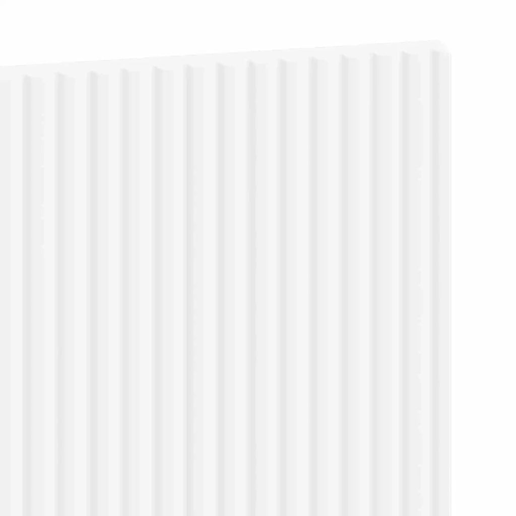Testiera da Muro HOORN Bianco Legno ingegnerizzato 897385