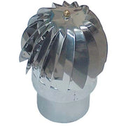 VENTOLINO GIREVOLE BASE TONDA MASCHIO INOX 304  CM 20