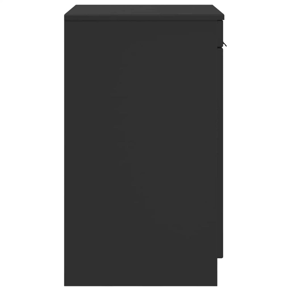 Mobile da Bagno Nero 54 x 41 x 70 cm Legno ingegnerizzato